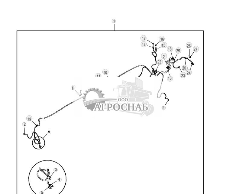 Жгут проводов и разъемы передней платформы (667938 - ) - ST832969 301.jpg